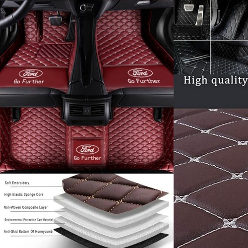 Car Floor Mats For Ford All Models Luxury Custom Waterproof Carpets Cargo Liners - Picture 7 of 24