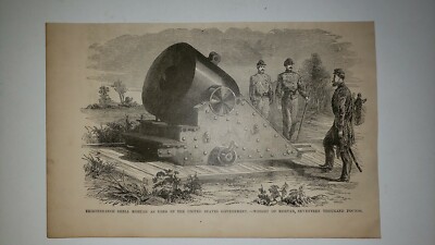 13 Inch Shell Mortar Union United States 17,000 lbs 1884 Civil War ...