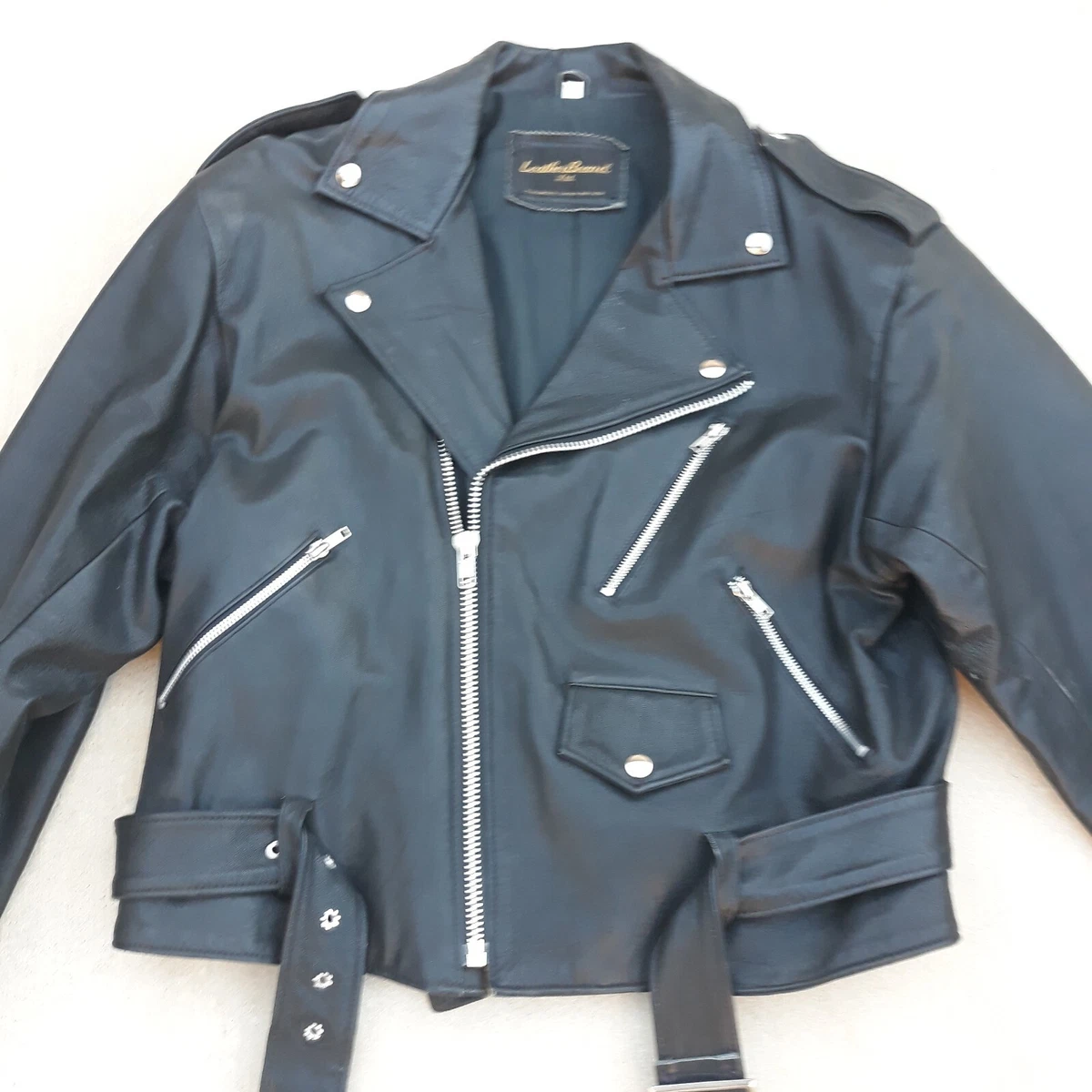 Leather bound motorcycle sale