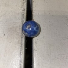 Antique Bennington Pottery Clay Marbles Blue  Glazed