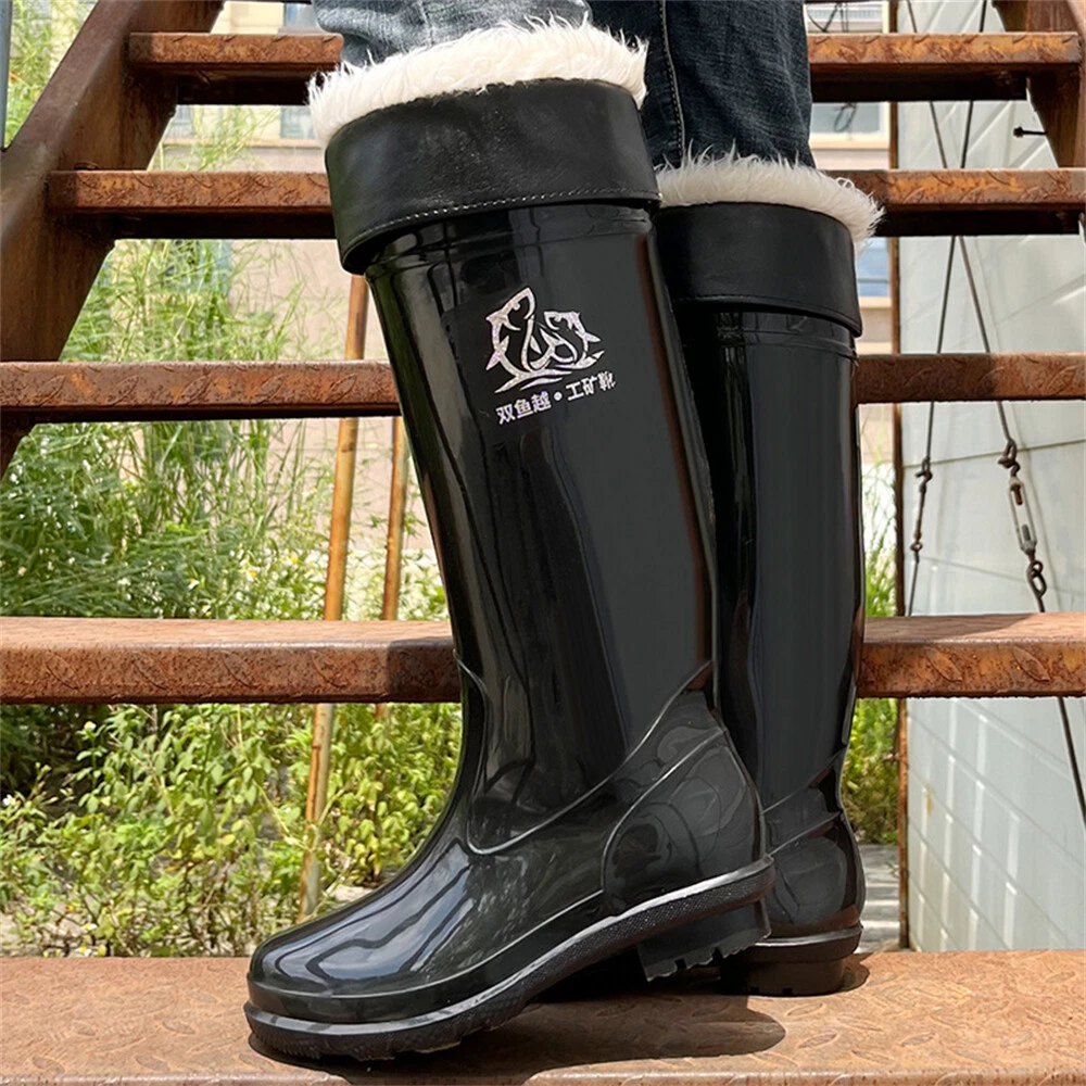 Rubber boots cheap non slip