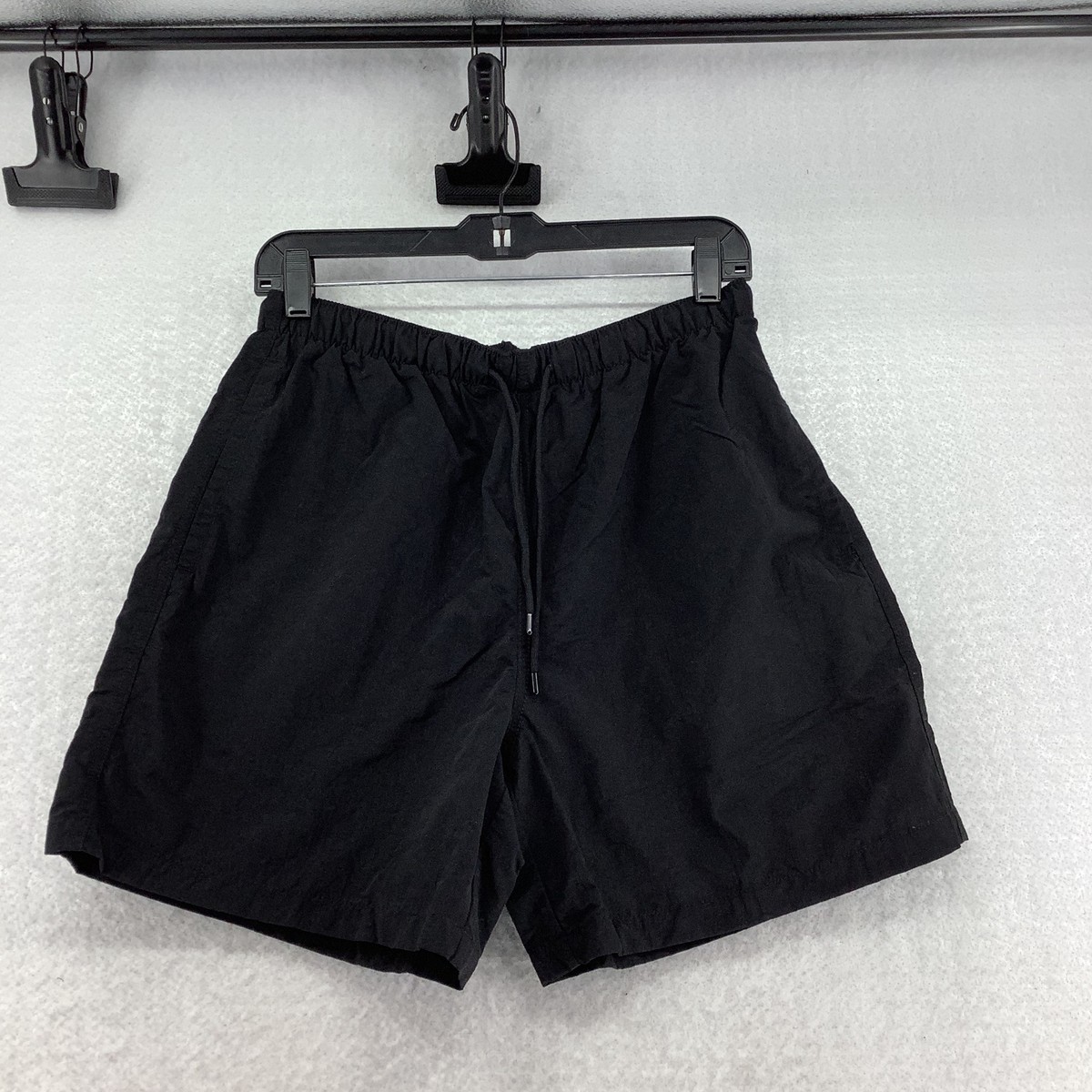 LCKR Men's Black Slash Pocket Elastic Waist Drawstring Athletic