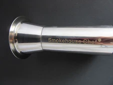 #12 Wide Stainless Steel meat grinder 2" bag filling tube cone LEM  *Free Ship*