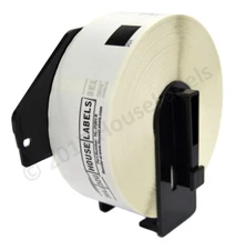 Non-OEM Fits BROTHER DK-1201 REMOVABLE Labels - (15) Rolls of 400 + (1) FRAME