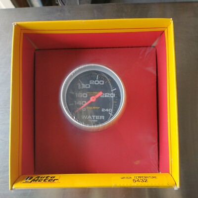 AutoMeter 5432 Pro-Comp Liquid-Filled Mechanical Water Temperature Gauge - NEW