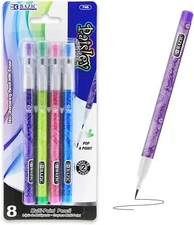 BAZIC Multi Point Pencil Paisley w/Latex Free Eraser, Non-Sharpening Pencils