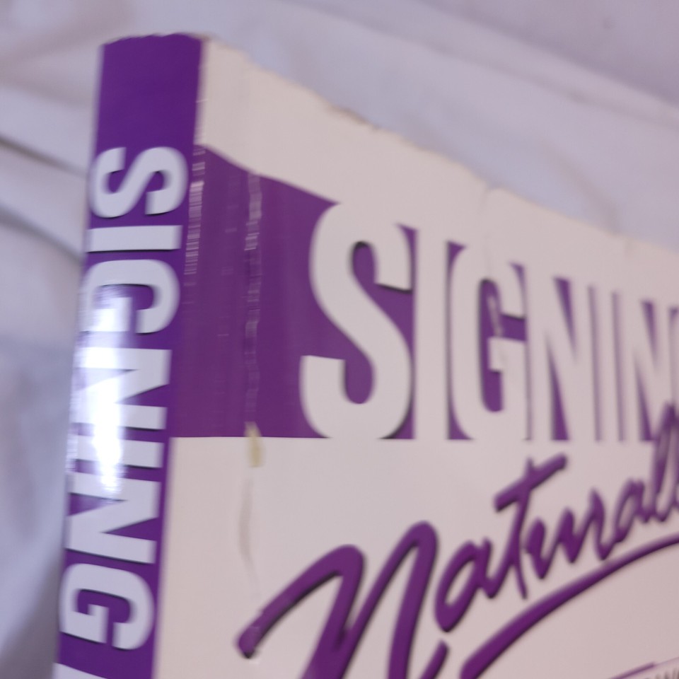 SIGNING NATURALLY...712Workbook Textbook Cheri Smith w/ 2 DVDs Torn