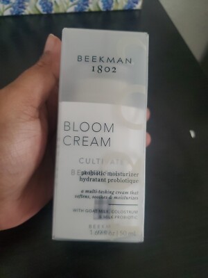 Beekman 1802 BLOOM CREAM Daily Moisturizer Probiotic Extract & Goat Milk 1.69 oz