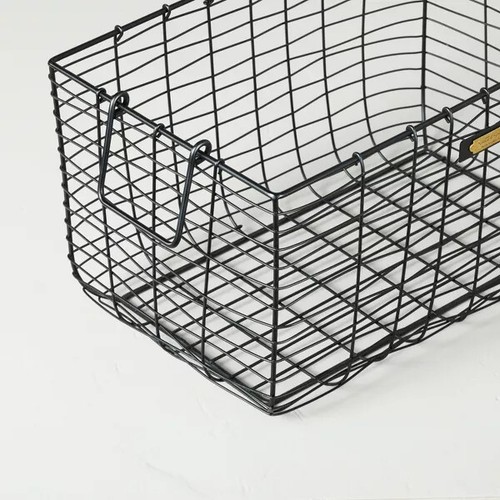 Wire Storage Basket Black Hearth & Hand™ with Magnolia eBay
