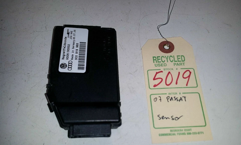 Volkswagen Passat 2007 módulo de brújula de sonda de campo magnético OEM 3C0919965 #5019 Foto 4 de 4