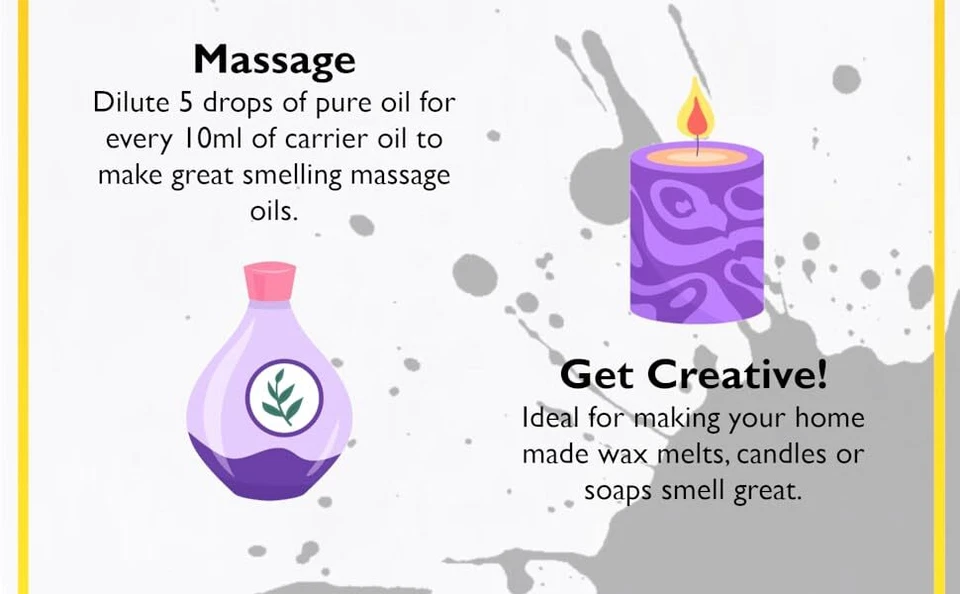 Essential Oils 10ML Aromatherapy Pure Essential Oil Fragrances Diffuser Burner - Image 3 of 4