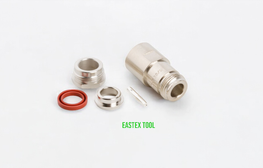 Amphenol 82-63 UG-23B/U (2) Type N Female Jack for RG8/214 Coaxial Cable