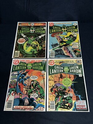 DC COMICS GREEN LANTERN GREEN ARROW #90 93 109 112 LOW GRADES 1977