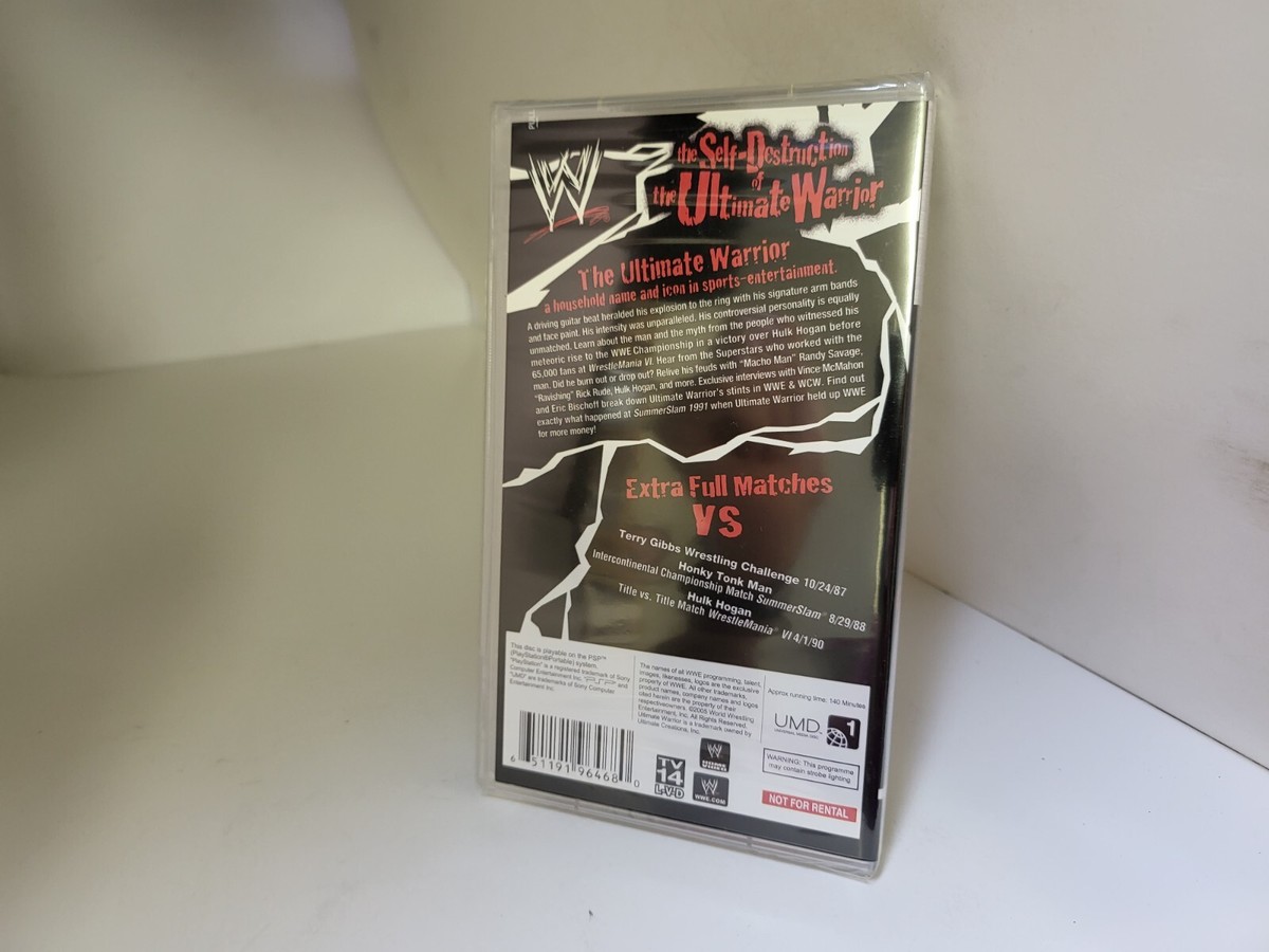 NEW SEALED WWE The Self-Destruction of the Ultimate Warrior