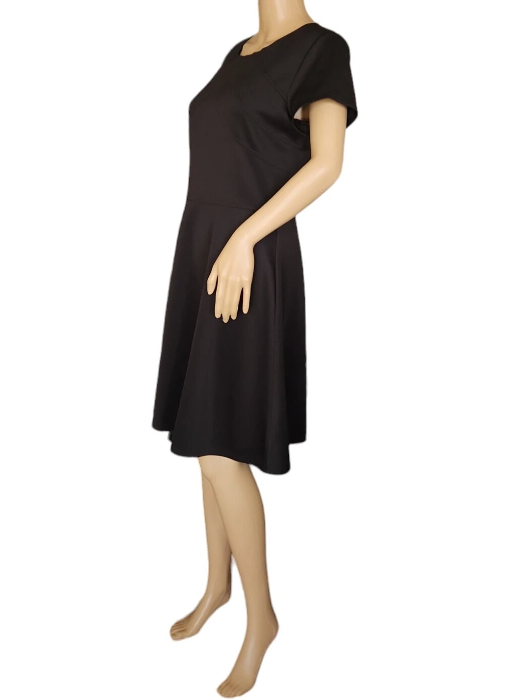 Abito midi nero da donna Alyx Limited taglia 10 (M) vestibilità e svasato sul retro con cerniera