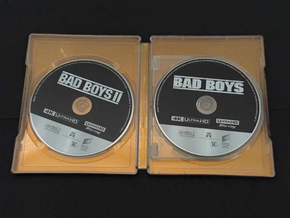 Bad Boys I (1) and II (2) 4K UHD/Blu-Rat Steelbook W/ Protective Sleeve - Image 2 of 3