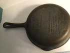 Wagners 1891 Original 8" Cast Iron Skillet Frying Pan Dual Spout Made in USA