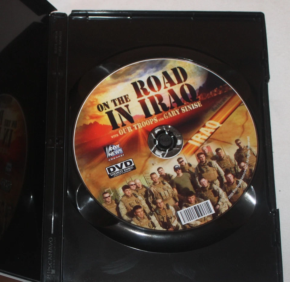 On The Road In Iraq w/Our Troops & Gary Sinise War 2009 Fox News Documentary DVD - Image 4 of 4
