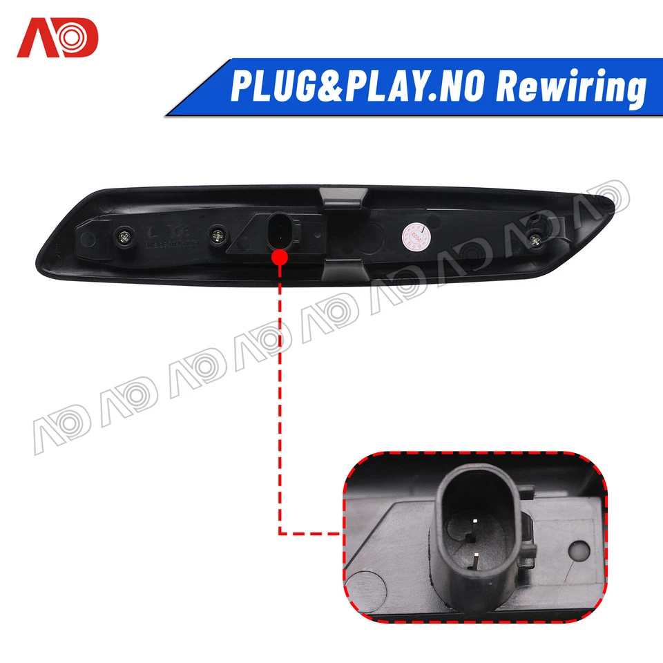 Luz de señalización lateral LED ahumada para BMW 550i 535i 528i 2011-2013 sedán  Foto 4 de 4