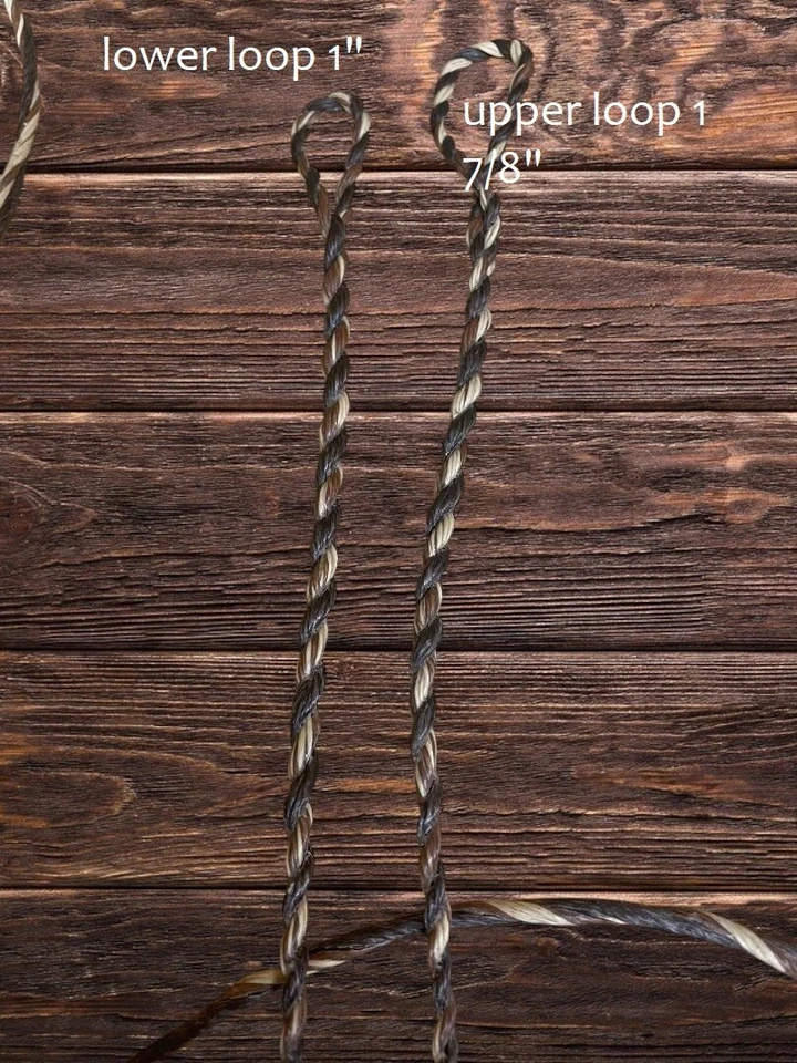 Flemish Twist Bowstring / "STEALTH" tri-color B55 / CHOOSE STRING LENGTH $18.95 - Image 2 of 4