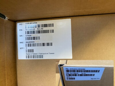 CISCO CIVS-IPC-6020 & CIVS-6KA-VRCNDBS  - Video Surveillance 6020 IP Camera