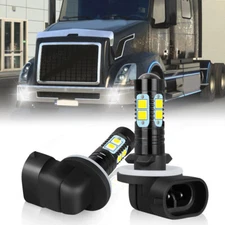 2x 6000K White 881 LED Fog Light Lamp Bulbs for 2003-2017 Models for Volvo VNL