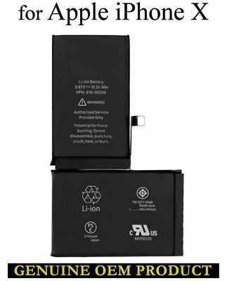 IPHONE X REPLACEMENT BATTERY 616-00346, 616-00351 | eBay