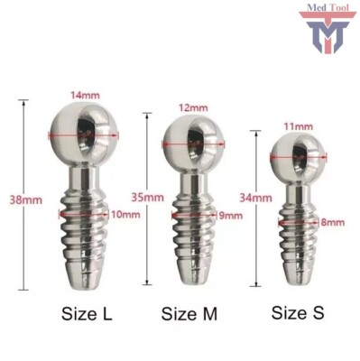 #ad #ad Stainless Steel Male Screw Penis Plug Urethral Dilator Cathetre Sound Stretching $9.99