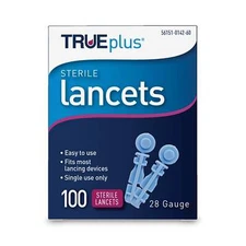 TRUEplus� Sterile Lancets 28G