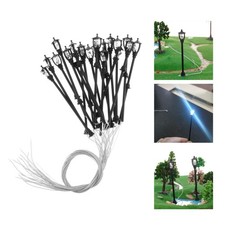 20x 1/100 Luci di Via Treno Ferroviario HA CONDOTTO LA Lampada Edifici