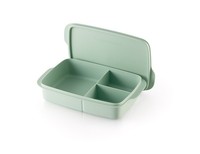 Tupperware Clevere Pause 1 L Pausen-Box Brotbox Mit Unterteilung Lunchbox GrüN