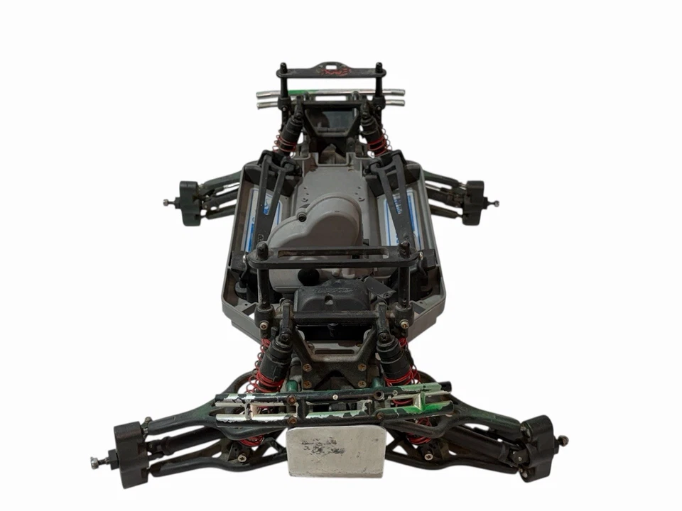 罕见 Traxxas Emaxx 无刷滚轮滑块底盘 Rc 卡车  — 第 2/4 张图片