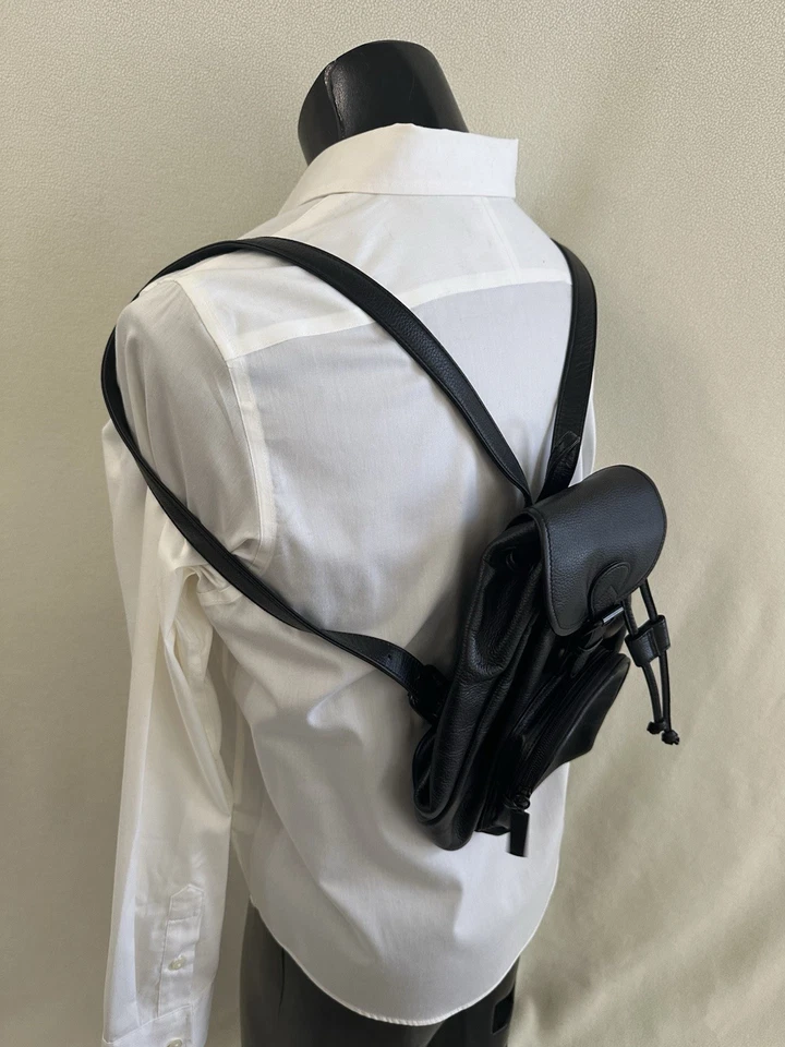 Harley-Davidson кожи мини рюкзак женщин езды сумка Cinch сумочка новый без ЯРЛЫКОВ - VTG - Изображение 4 из 4