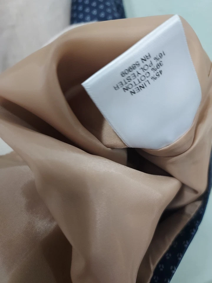 Men Daniel Cremieux Dress Linen Vest "Marrakech" Beige XL--Brand New. - Image 4 of 4