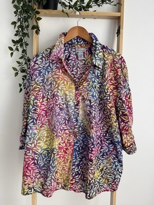 Liz and Me for Catherine s Women's  Petite Plus Sz 22-24 W Top Floral 3/4 Sleeve