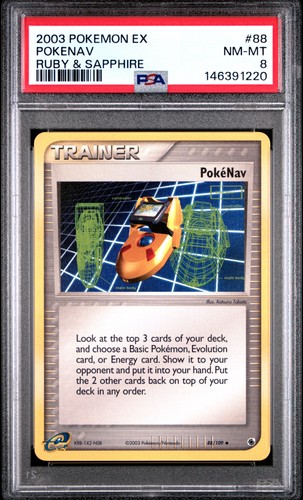 PokéNav graded PSA 8 for sale on eBay