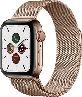Apple Watch Series 5 2019 40mm  32GB Storage  Gold Milanese Band Read G2U