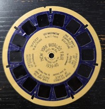 New York World's Fair 1939-40 Sawyer's Blue Ring Blue Back VIew-Master Reel 86