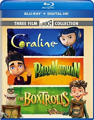 Three Film Laika Collection: Coraline/ParaNorman/The Boxtrolls