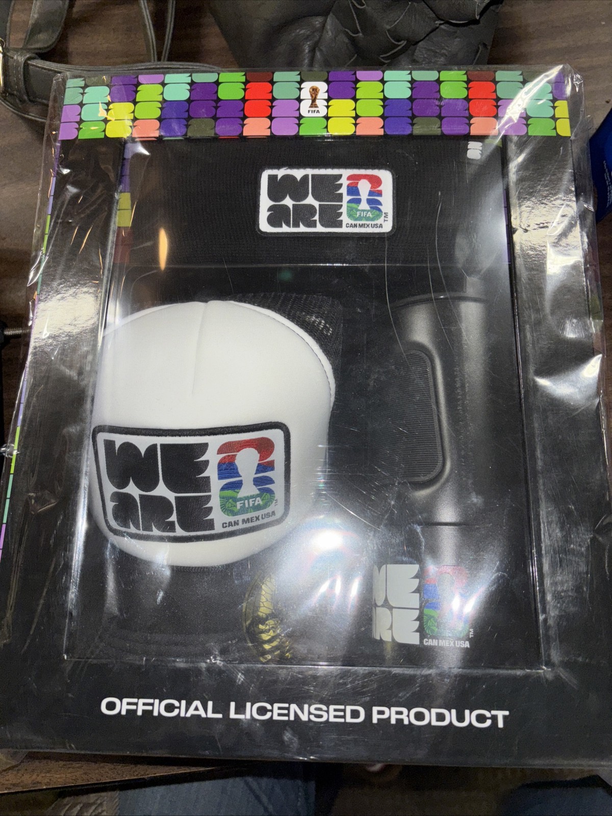 FIFA World Cup 2026 Trucker Hat, Beanie & Water Bottle 3-Pie