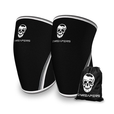 Gymreapers 7MM Knee Sleeves Pair for Squats & Powerlifting, Small