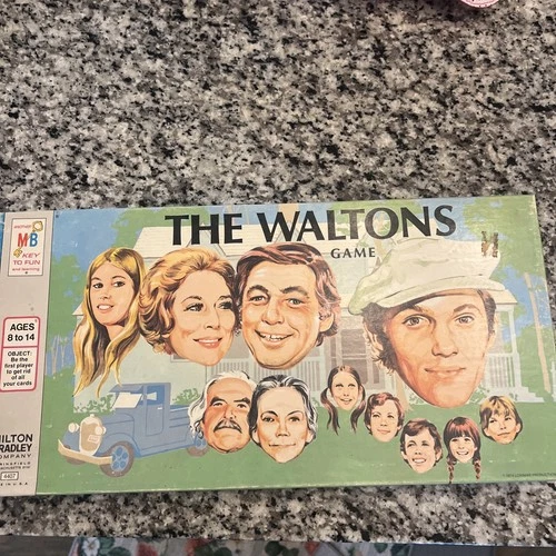 THE WALTONS 1974 Vintage Board Game Milton Bradley 4407 Complete 42 Cards,