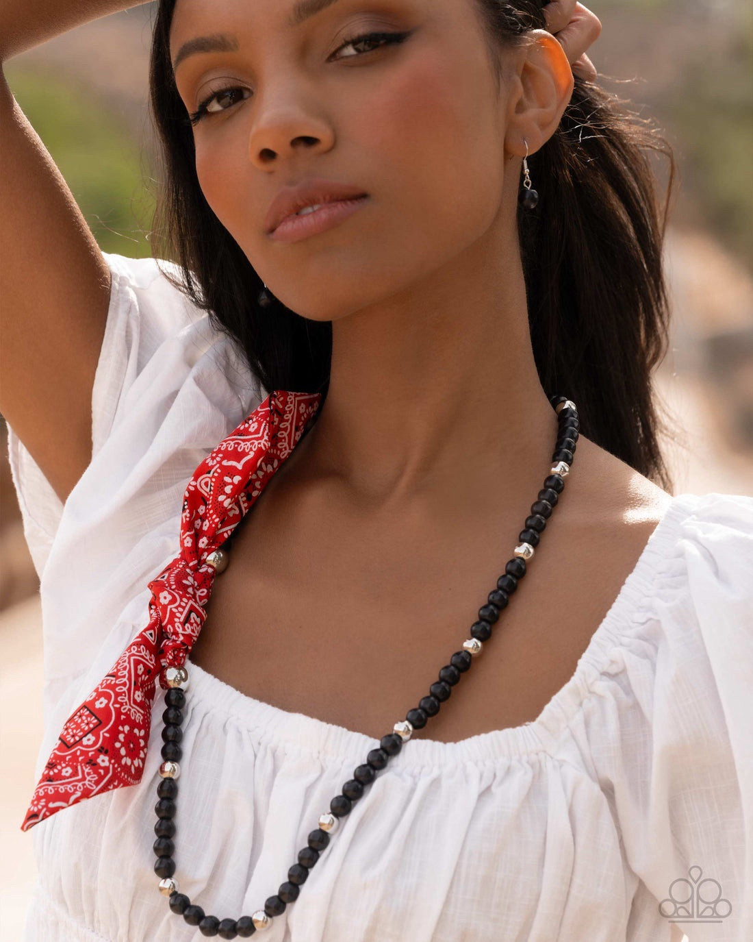 New Paparazzi Jewelry- Bandana Ballad Necklace-EMP 2025-Multicolor