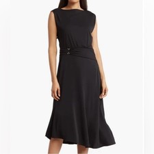 NWT Tahari Sleeveless Ring Jersey Dress Size Small