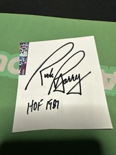 Rick Barry Signed Cut Signature- Warriors, Nets, Rockets, Miami, HOF