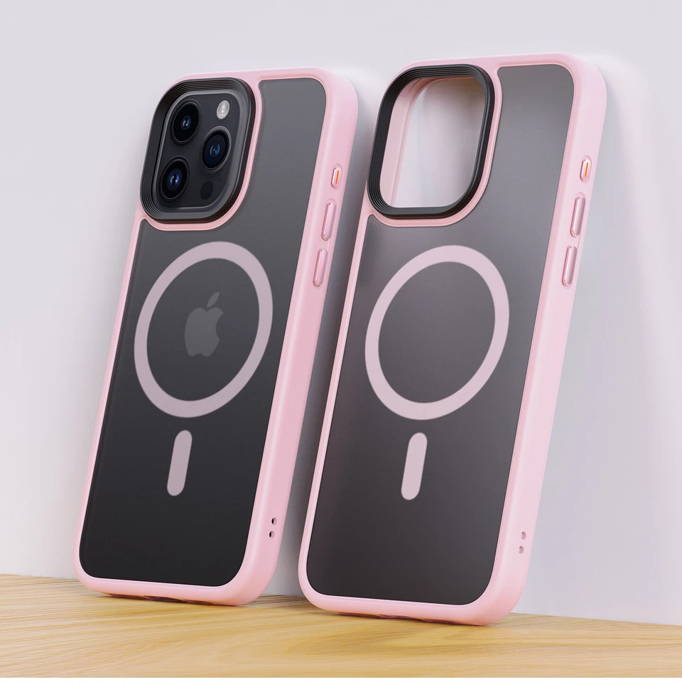 Mag Safe Magnetic Frosted Case For Apple iPhone 15 15 Plus 15 Pro 15 Pro Max - Image 3 of 4