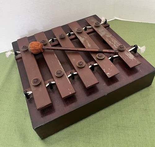 Antique J.C. Deagan 5-plate dinner chime, C 1925, Used On Railways Steamships
