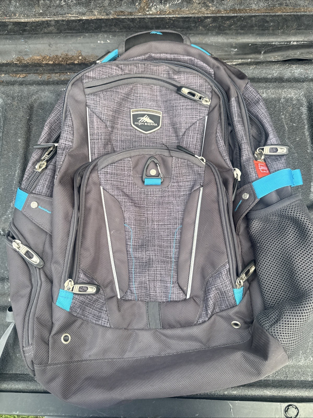 Gray Business Travel Tech Bag Euc!