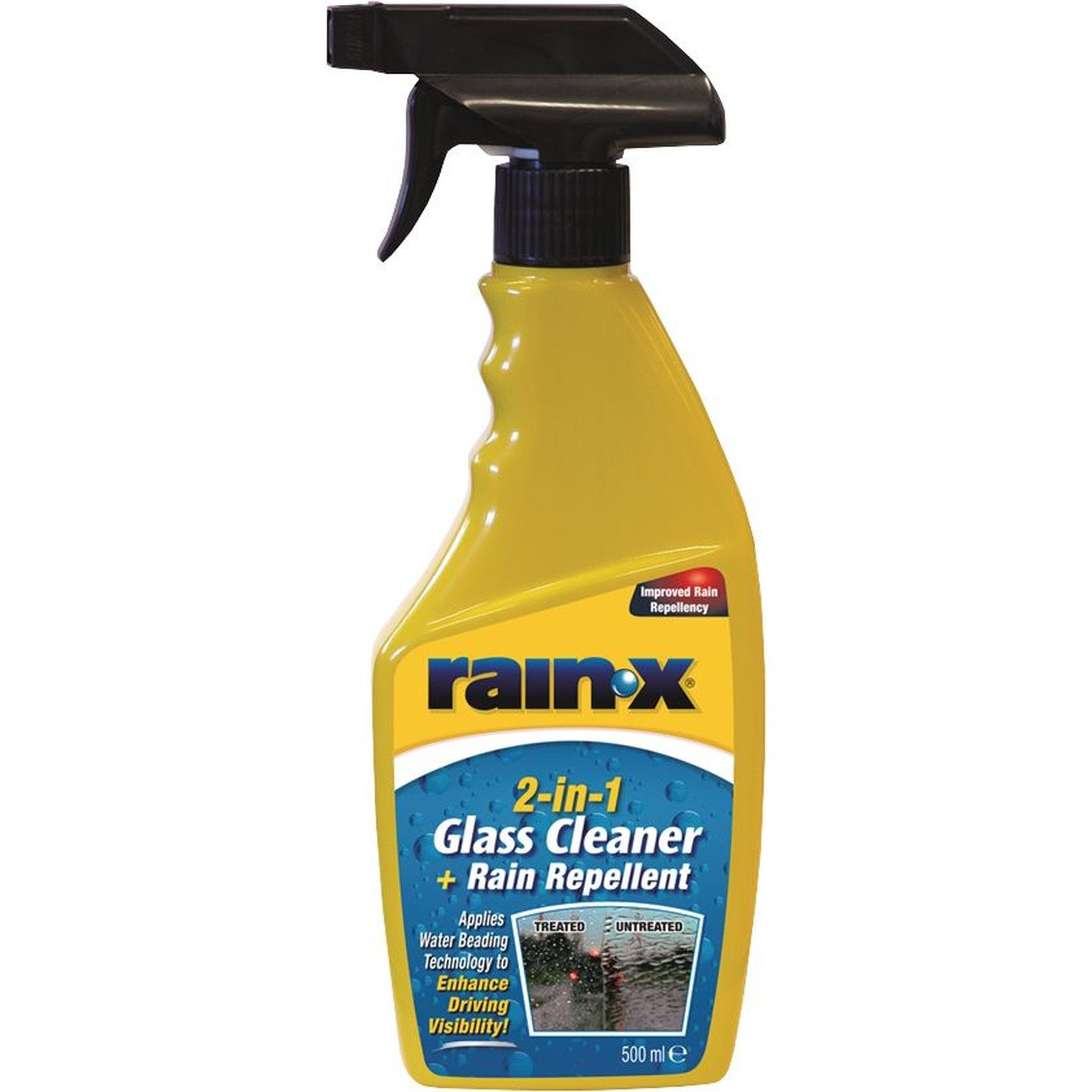 RAIN X Glass Cleaner & Rain Repellent 2 In 1 500ml - 26042 - RainX Streak Free