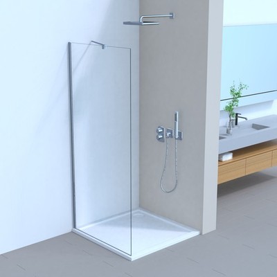 Duschabtrennung Duschwand für Dusche Duschkabine Duschwand Glas 6mm ESG Nano NEU